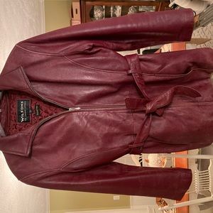 Wilson Red Leather jacket